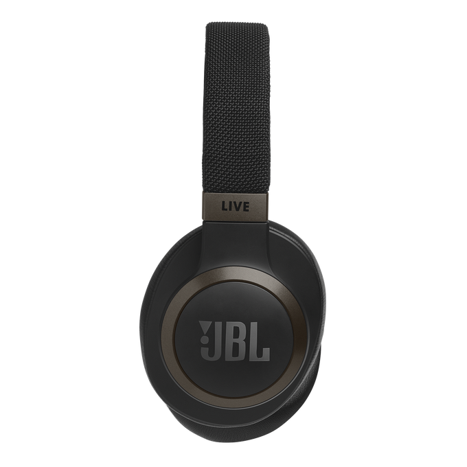 JBL Live 650BTNC - Black - Wireless Over-Ear Noise-Cancelling Headphones - Detailshot 9 image number null